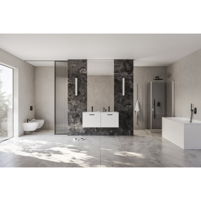 Stačiakampė vonia Ravak Chrome Slim, 160x70, balta