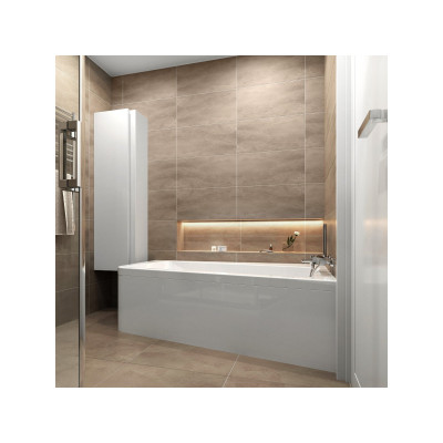 Kampinė vonia Ravak 10° 160x95 D, balta