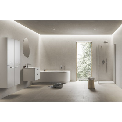 Kampinė vonia Ravak Chrome  170x105 K, balta