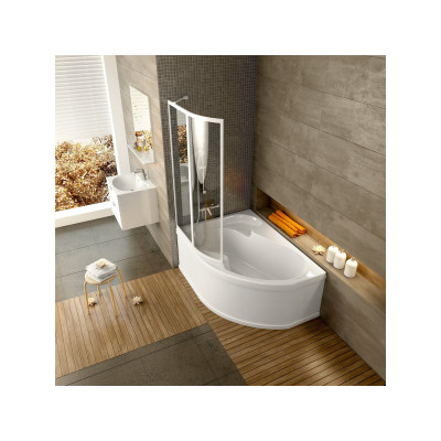 Kampinė vonia Ravak Rosa I 140x105 K, balta