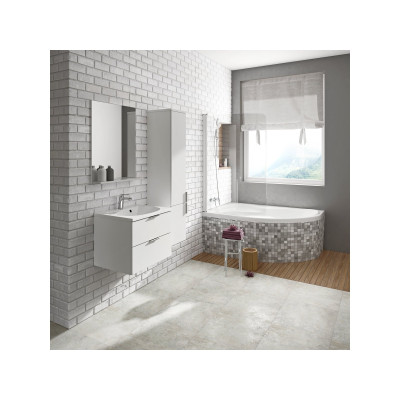 Kampinė vonia Ravak Rosa II 150x105 K, balta