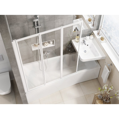 Kampinė vonia Ravak BeHappy II 160x75 K, balta