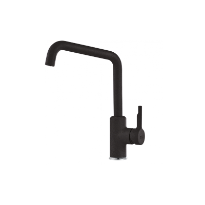 Plautuvės maišytuvas Franke Urban su fiksuotu snapu, onykso juoda