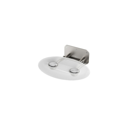 Dušo sėdynė Ravak Ovo P II, ovali, B8F0000048, clear/nerūdijančio plieno