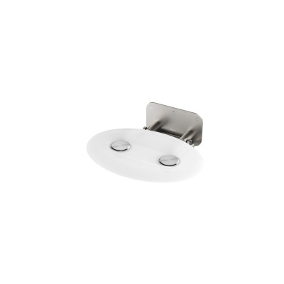 Dušo sėdynė Ravak Ovo P II, ovali, B8F0000049, opal/nerūdijančio plieno