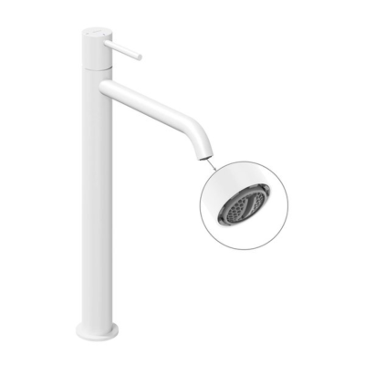 Praustuvo maišytuvas Ravak Espirit 340 mm, su BeCool, be dugno vožtuvo, baltas velvetas