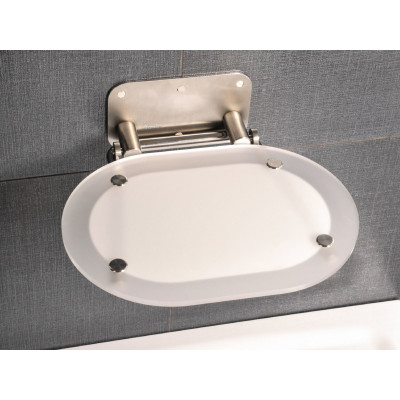 Dušo sėdynė Ravak Chrome, ovali, B8F0000029, clear/nerūdijantis plienas - 3