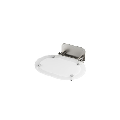Dušo sėdynė Ravak Chrome, ovali, B8F0000029, clear/nerūdijantis plienas