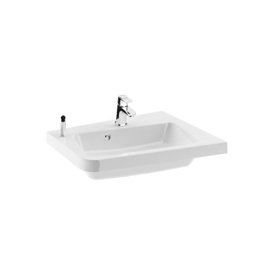 Pakabinamas arba baldinis praustuvas Ravak 10° 55x48,5 cm D, baltas