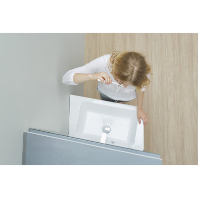 Pakabinamas arba baldinis praustuvas Ravak 10° 55x48,5 cm D, baltas Pakabinamas arba baldinis praustuvas Ravak 10° 55x48,5 cm D, baltas