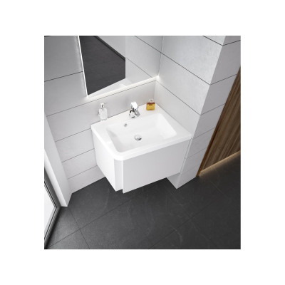 Pakabinamas arba baldinis praustuvas Ravak 10° 65x53,5 cm D, baltas Pakabinamas arba baldinis praustuvas Ravak 10° 65x53,5 cm D, baltas