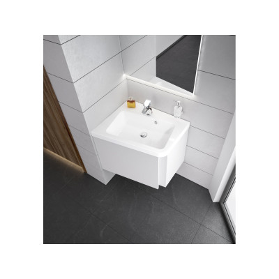 Pakabinamas arba baldinis praustuvas Ravak 10° 65x53,5 cm K, baltas Pakabinamas arba baldinis praustuvas Ravak 10° 65x53,5 cm K, baltas