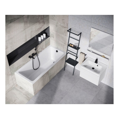 Pakabinamas arba baldinis praustuvas Ravak 10° 55x45 cm, baltas Pakabinamas arba baldinis praustuvas Ravak 10° 55x45 cm, baltas