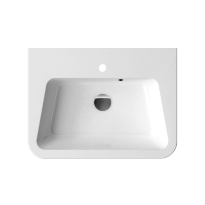 Pakabinamas arba baldinis praustuvas Ravak 10° 65x48 cm, baltas Pakabinamas arba baldinis praustuvas Ravak 10° 65x48 cm, baltas