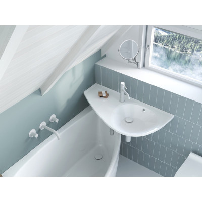 Pakabinamas praustuvas Ravak Avocado 85x45 cm K, baltas Pakabinamas praustuvas Ravak Avocado 85x45 cm K, baltas