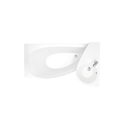 Pakabinamas praustuvas Ravak Avocado 85x45 cm K, baltas Pakabinamas praustuvas Ravak Avocado 85x45 cm K, baltas