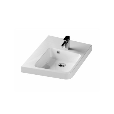 Pakabinamas arba baldinis praustuvas Ravak BeHappy II 50x66,5 cm K, baltas