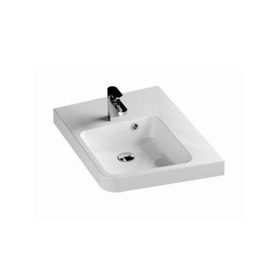 Pakabinamas arba baldinis praustuvas Ravak BeHappy II 50x66,5 cm D, baltas