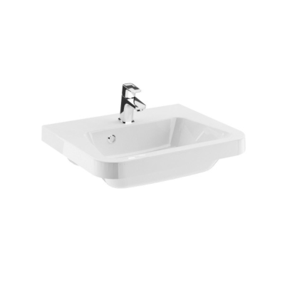 Pakabinamas arba baldinis praustuvas Ravak 10° 55x45 cm, baltas