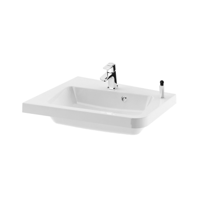 Pakabinamas arba baldinis praustuvas Ravak 10° 65x53,5 cm K, baltas