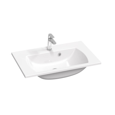 Pakabinamas arba baldinis praustuvas Ravak Classic Slim 70x45 cm, baltas