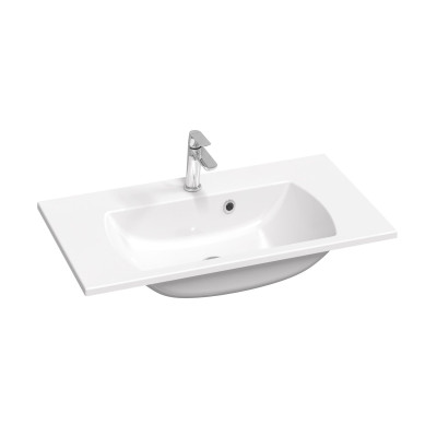 Pakabinamas arba baldinis praustuvas Ravak Classic Slim 80x45 cm, baltas