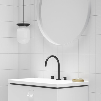 Praustuvo maišytuvas Ravak Espirit, 270 mm, juodas matinis - 3