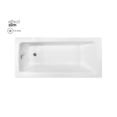 Vonia Besco Talia Slim WAT-160-SL, be kojų, 160x75, įleidžiama Vonia Besco Talia Slim WAT-160-SL, be kojų, 160x75, įleidžiama