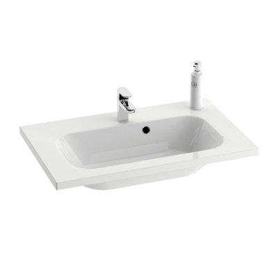 Pakabinamas arba baldinis praustuvas Ravak Chrome 70x49 cm, baltas