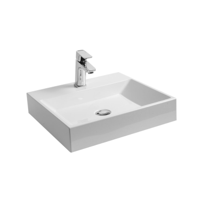 Pakabinamas arba baldinis praustuvas Ravak Natural 50x45 cm, baltas