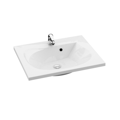 Pakabinamas arba baldinis praustuvas Ravak Rosa II 60x49 cm, baltas