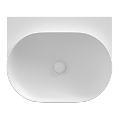 Pakabinamas praustuvas Ravak Yard 60x50 cm, baltas matinis