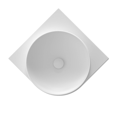 Pakabinamas praustuvas Ravak Yard C 45x45 cm, baltas matinis