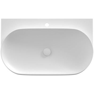 Pakabinamas praustuvas Ravak Yard 80x50 cm, baltas matinis