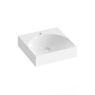 Pakabinamas praustuvas Ravak Lite 45x45 cm, baltas