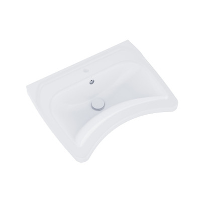 Pakabinamas praustuvas Ravak Safe 63,8x49 cm, baltas