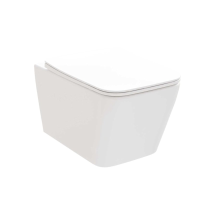 Ravak pakabinamas klozetas WC Natural RimOff set, SoftClose dangtis, baltas