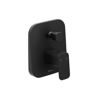 Vonios maišytuvas Ravak 10° Free TD F 065.20BL, juodas