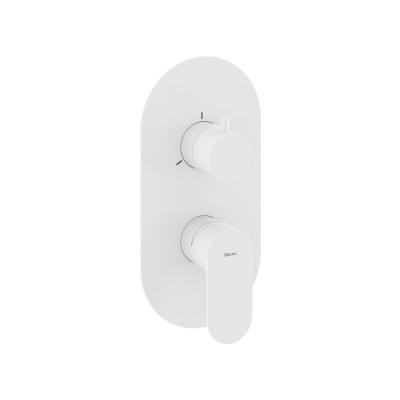 Vonios maišytuvas Ravak Eleganta EL 068.10WV.O3.RB07F, baltas matinis