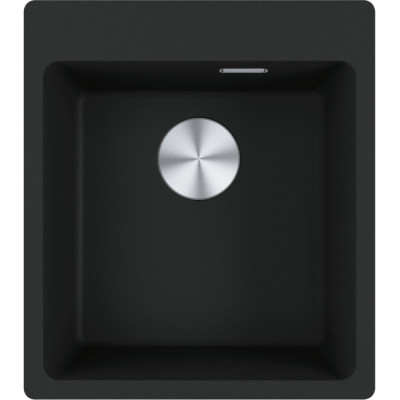 Granitinė plautuvė Franke Maris MRG 610-39A, juoda matinė