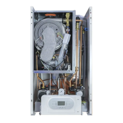 Kondensacinis pakabinamas dujų katilas Radiant, R2K28/20 su įmontuotu 20l NP šildytuvu, šildymas 25 kW, k. v. 27 kW - 3