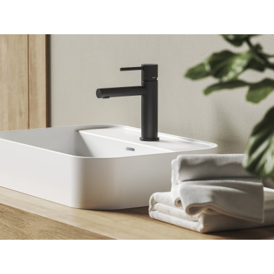 Praustuvo maišytuvas Ravak Nox, 190 mm, juodas matinis