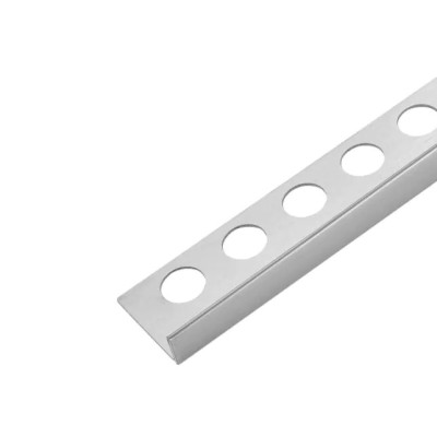 Kraštinis dušo nuolydžio formavimo profilis Balneo Inox 120cm, kairė