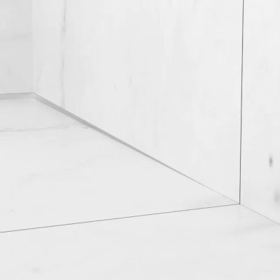 Sieninis dušo nuolydžio formavimo profilis Balneo Inox 120cm, dešinė