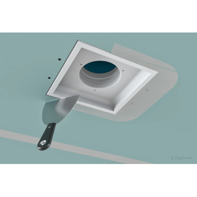 Priglaistomas gipsinis difuzorius ERGOVENT KVADRO - 125mm