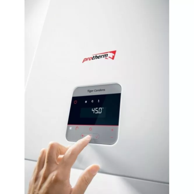 Kondensacinis pakabinamas dujų katilas Protherm Tiger Condens 20/26 KKZ42-CS/1 su integruota 42L talpa, 21kW Kondensacinis pakabinamas dujų katilas Protherm Tiger Condens 20/26 KKZ42-CS/1 su integruota 42L talpa, 21kW