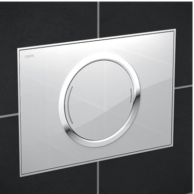 WC nuleidimo plokštė MEPA Zero 2 matinis chromas WC nuleidimo plokštė MEPA Zero 2 matinis chromas