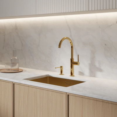 Muilo dozatorius Omnires MODERN PROJECT, 500ml, poliruotas auksas