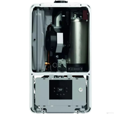 Kondensacinis pakabinamas dujų katilas Bosch Bosch CONDENS GC 7000iW 14 P, su galimybe pajungti vandens šildytuvą, 14kW, baltas
