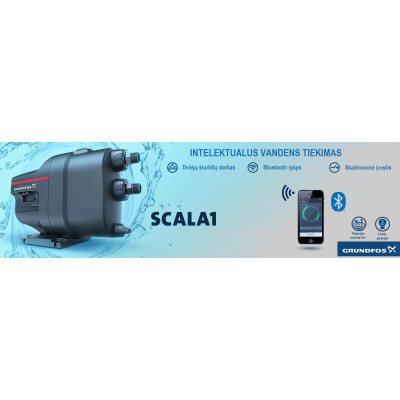 Slėgio kėlimo stotelė GRUNDFOS SCALA1 3-35 BVBP - 8